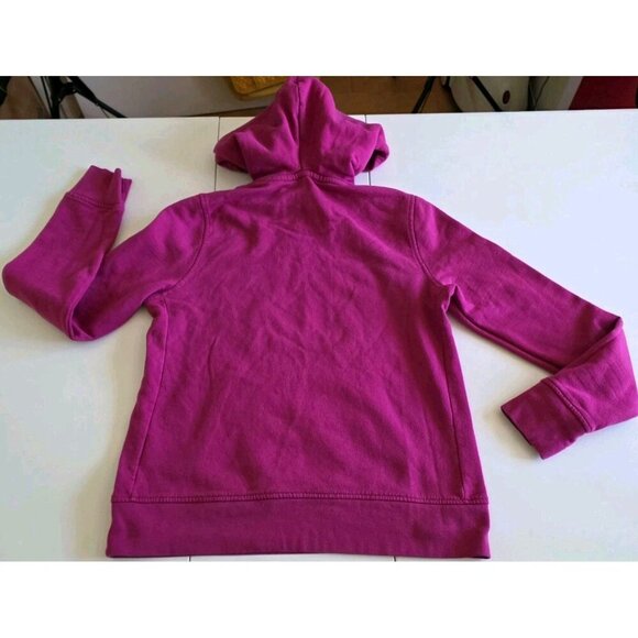 Helly Hansen Hoodie Womens M Fuchsia Pink Graphic Print Kanga Pocket LS Outdoor - Picture 14 of 14